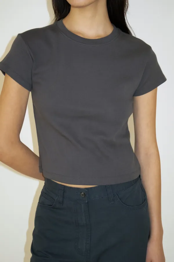 Refined Crewneck T-shirt (Charcoal)