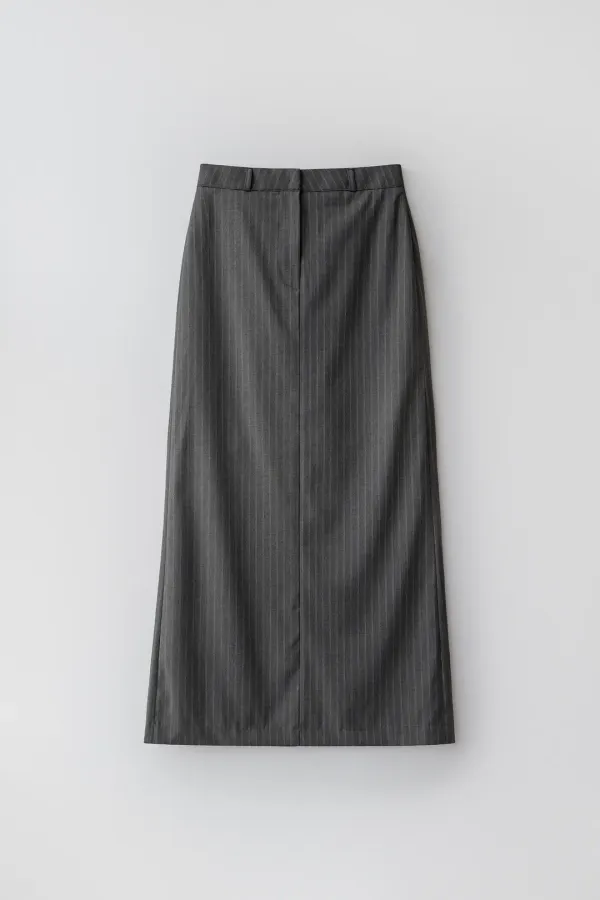 Frankie long skirt (charcoal)