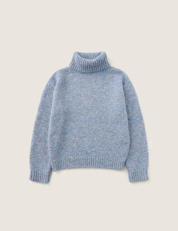Oslo Turtleneck Knit (Blue)