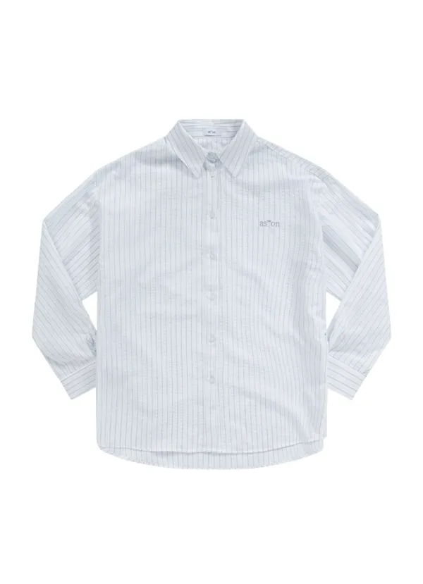 LAVE STRIPE SHIRT / LIGHT BLUE