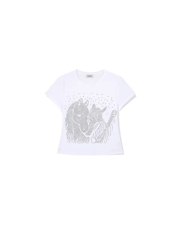 Pony gem tee - White