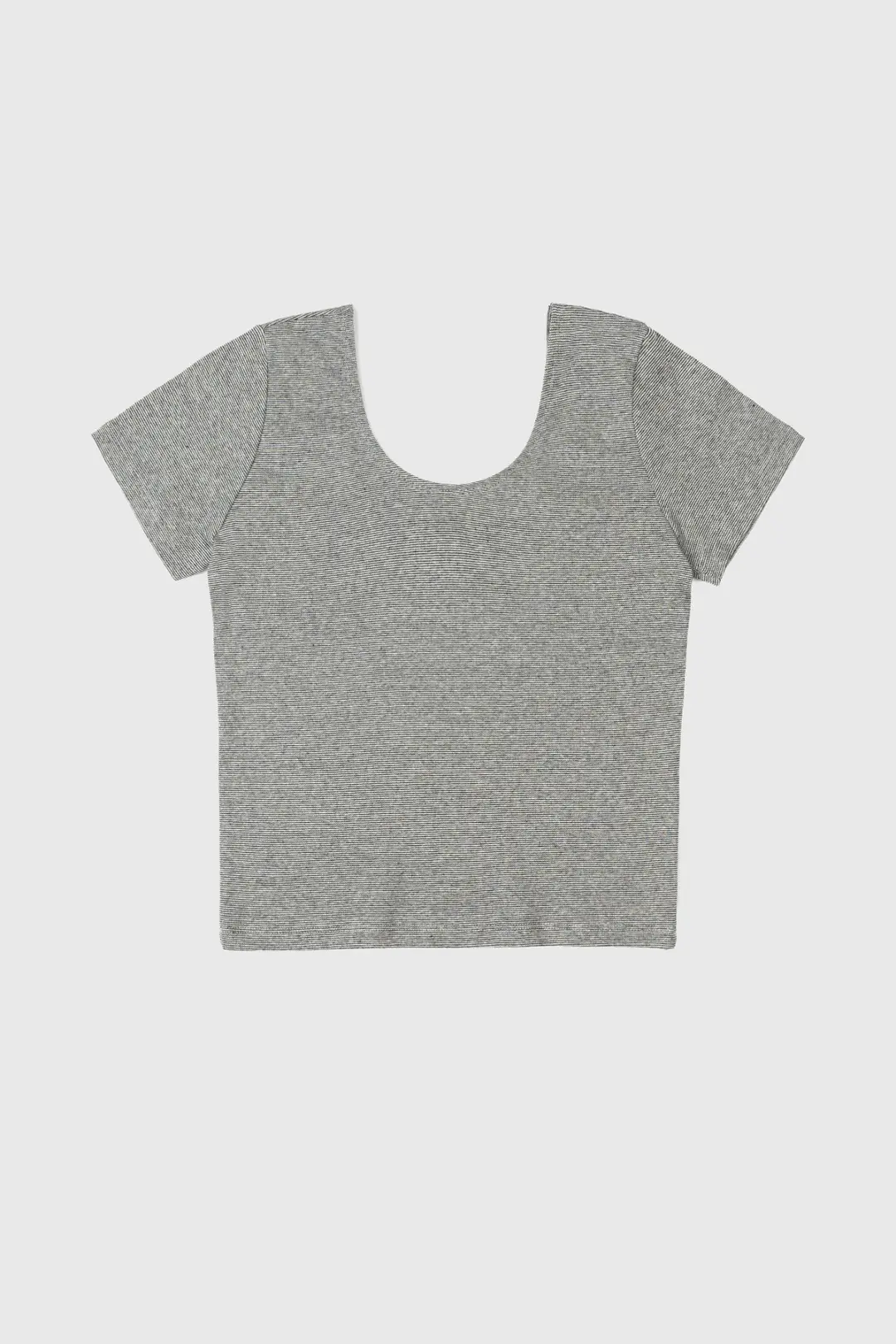 띵크플랜트 STRIPE SLIM U-NECK TOP 상품 이미지 2