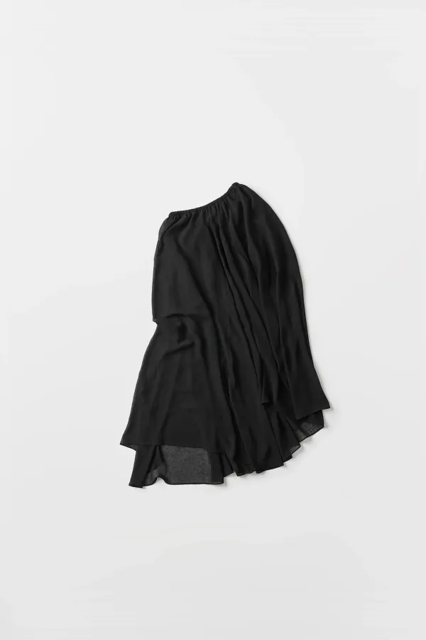 Asymmetric Sheer Skirt