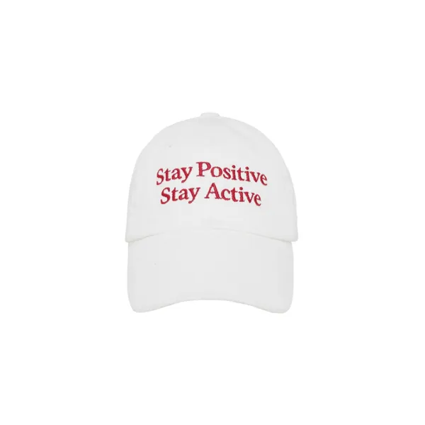 Positive Lettering Ball Cap (cloud white)