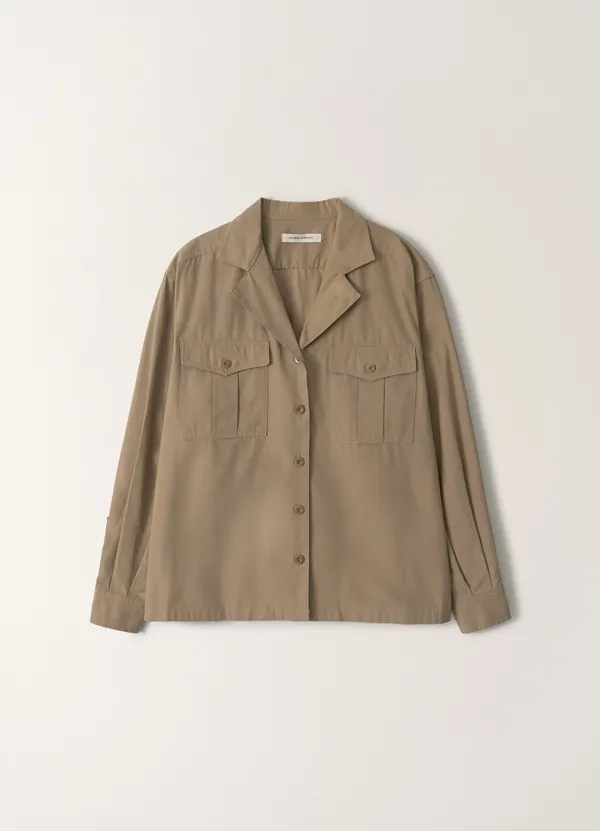 Gardeners cotton shirt (Mustard khaki)