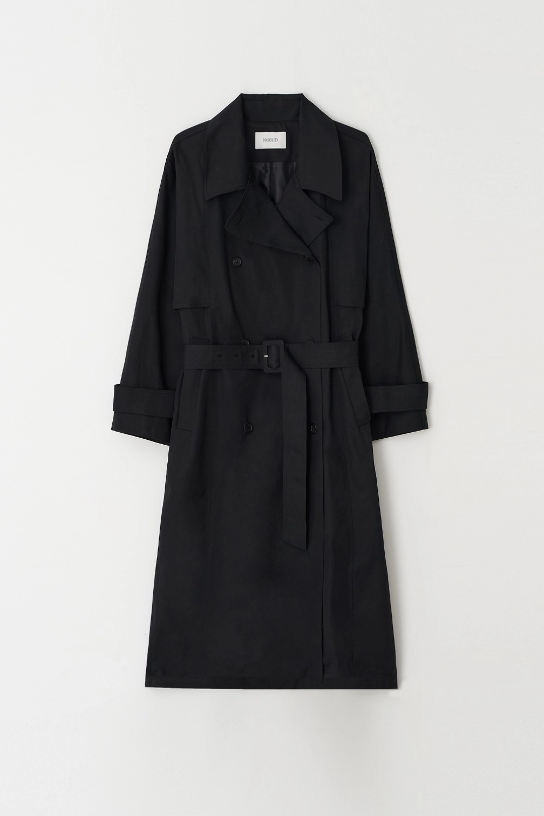 노우드 French double trench coat (Black) 상품 이미지 1
