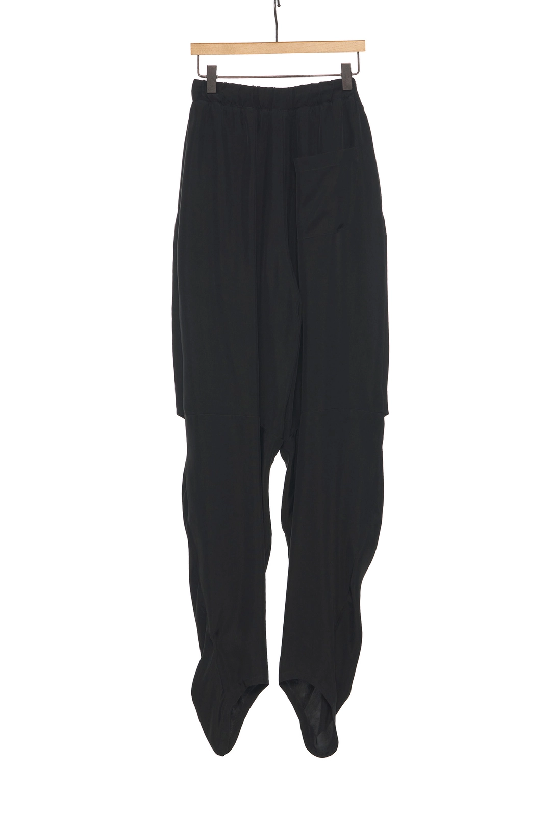 푸쉬버튼 SS25 BLACK RELAXED TUCKED PANTS 상품 이미지 3