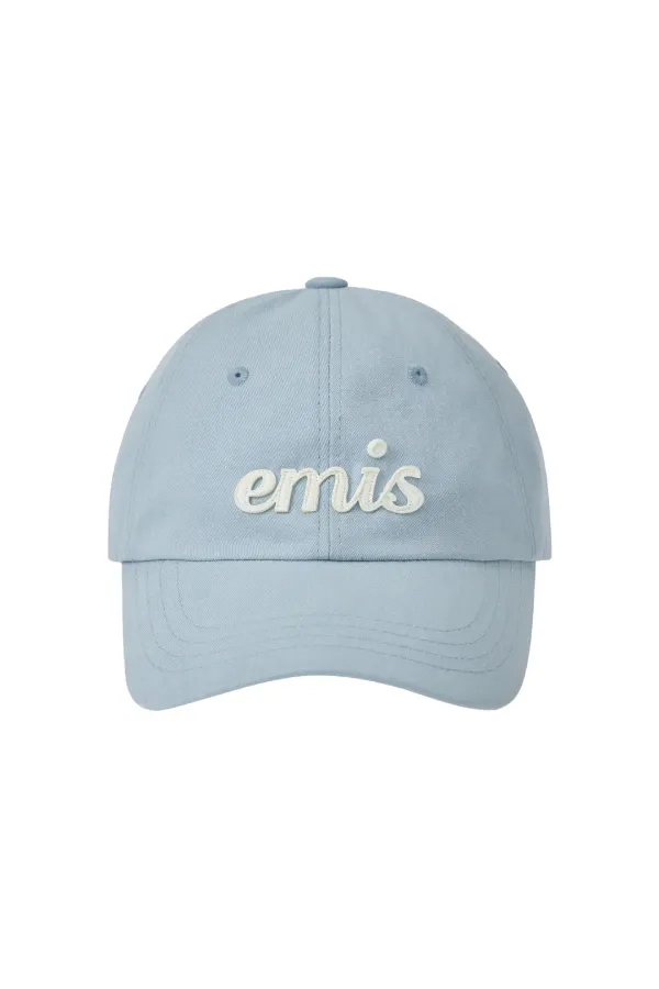 APPLIQUE BALL CAP-LIGHT BLUE