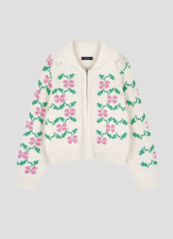Dazy flower knit Ivory