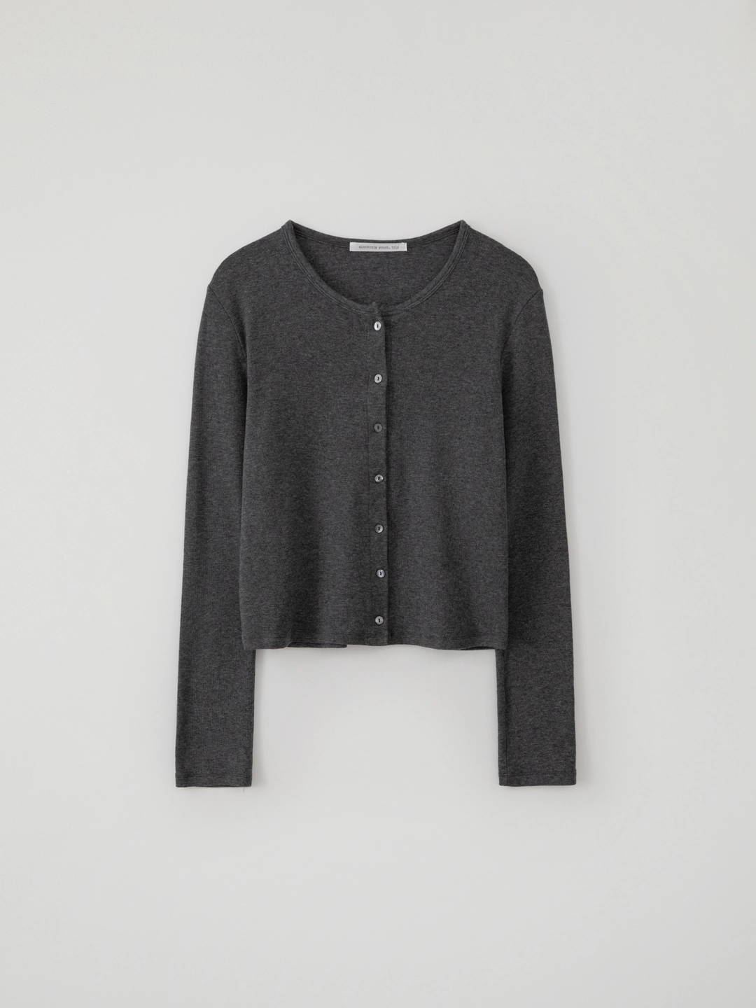 톨로 Standard Round Cardigan(Charcoal) 상품 이미지 1