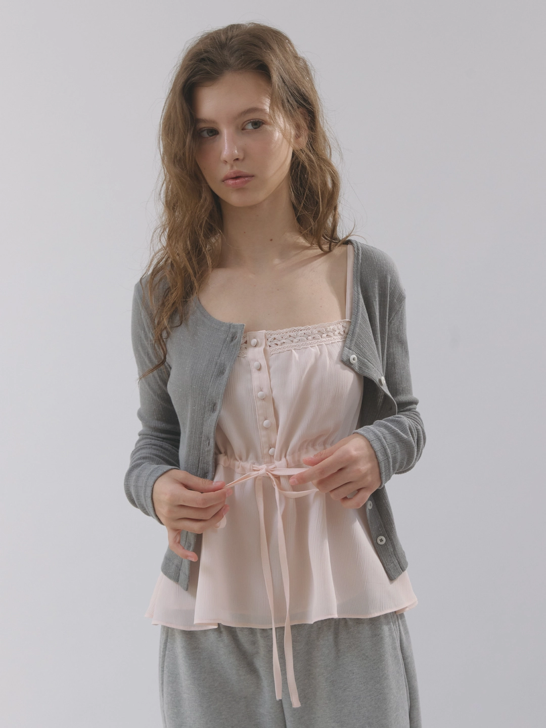 헤더먼트 cosmic serena cardigan (grey) 상품 이미지 1