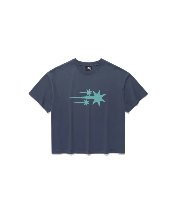 3star big crop tee[navy]