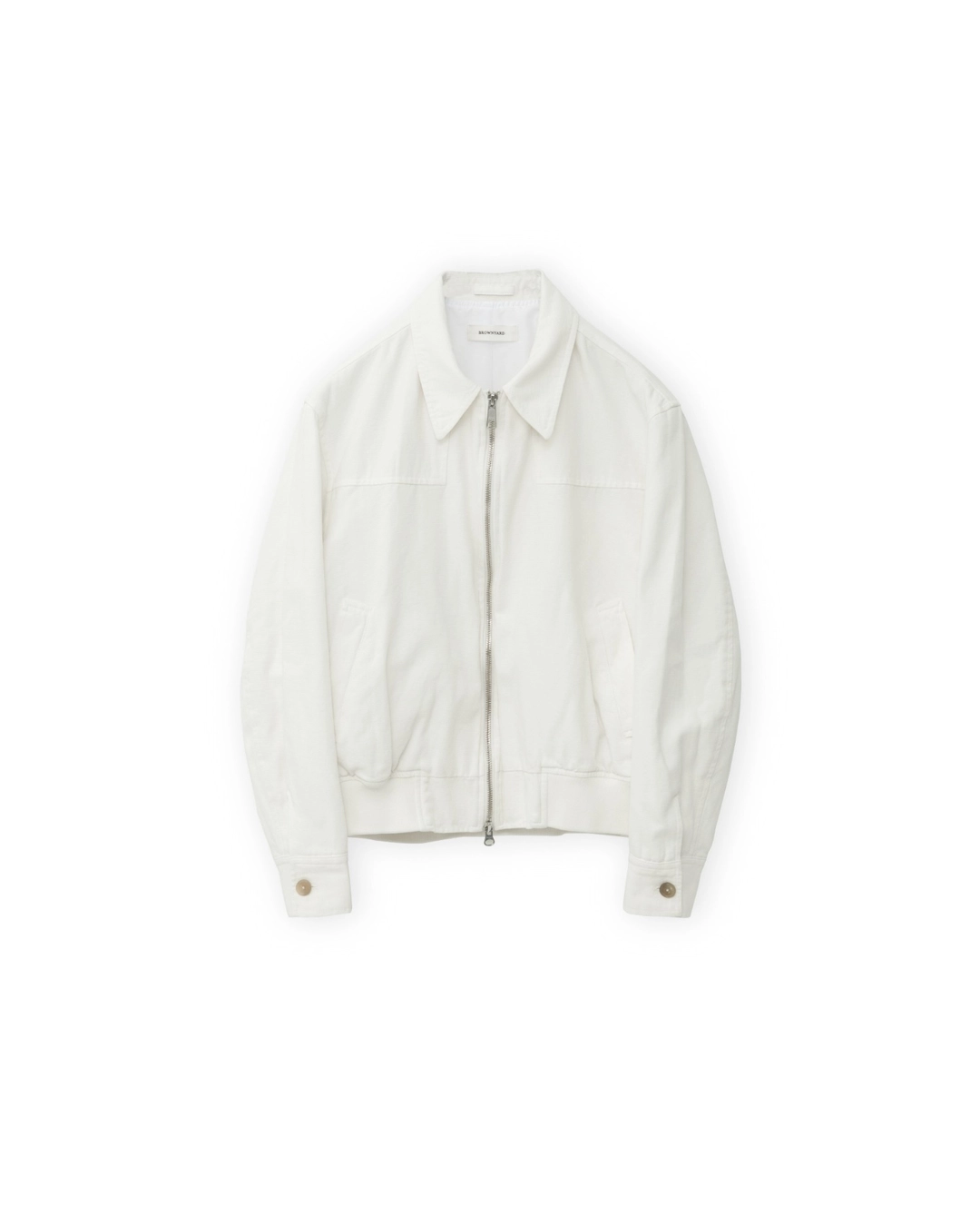 브라운야드 W Washed Blouson, Ivory 상품 이미지 1