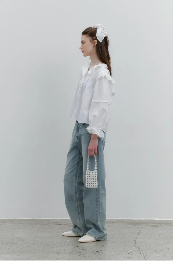Lacy Blouse White (5th)