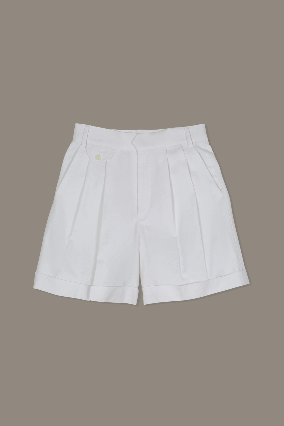 세이지먼트 ROLL UP LINEN SHORT PANTS(WHITE) 상품 이미지 3