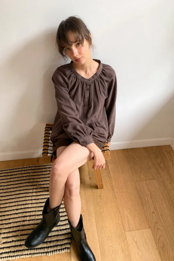 Boston Blouse / Brown