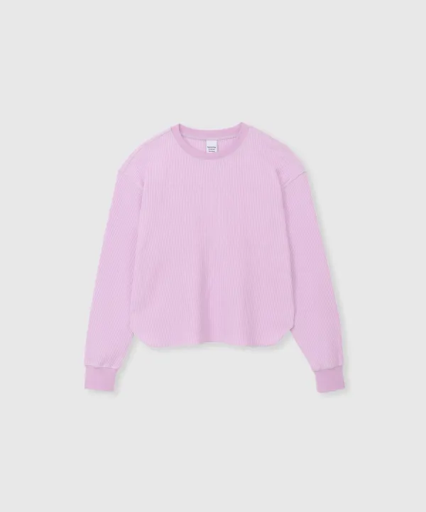 WAFFLE CUTTING LONG SLEEVE
