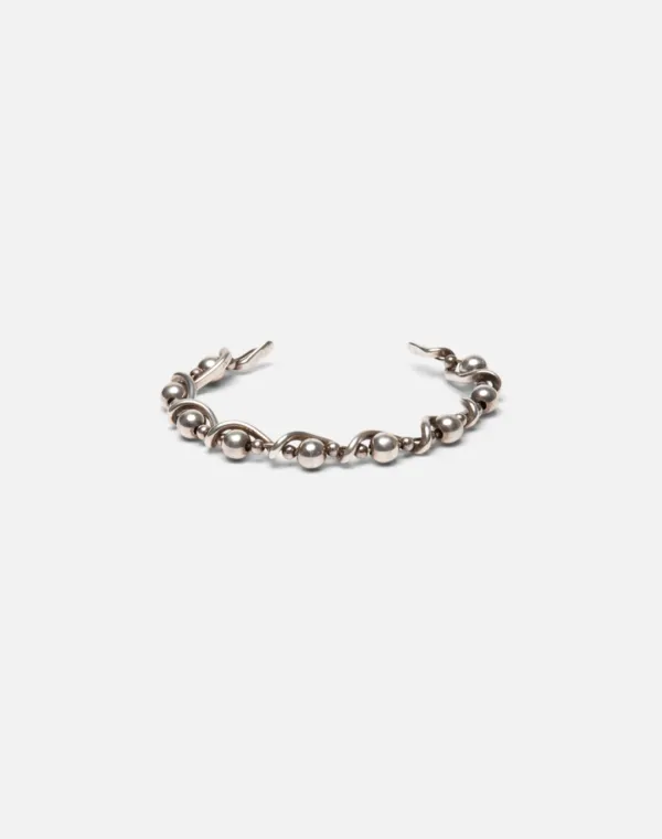 90s Woven Ball Cuff -#1364