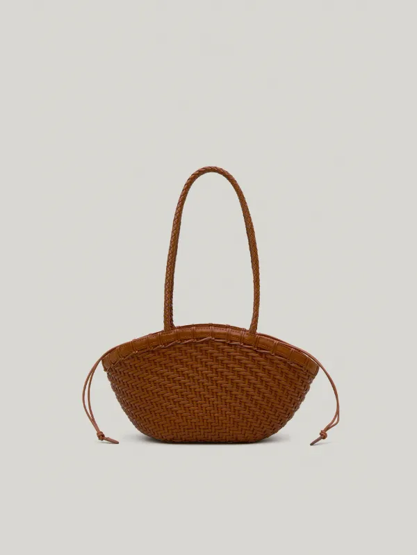 TWIG BASKET SHOULDER BAG (DRIED TAN)
