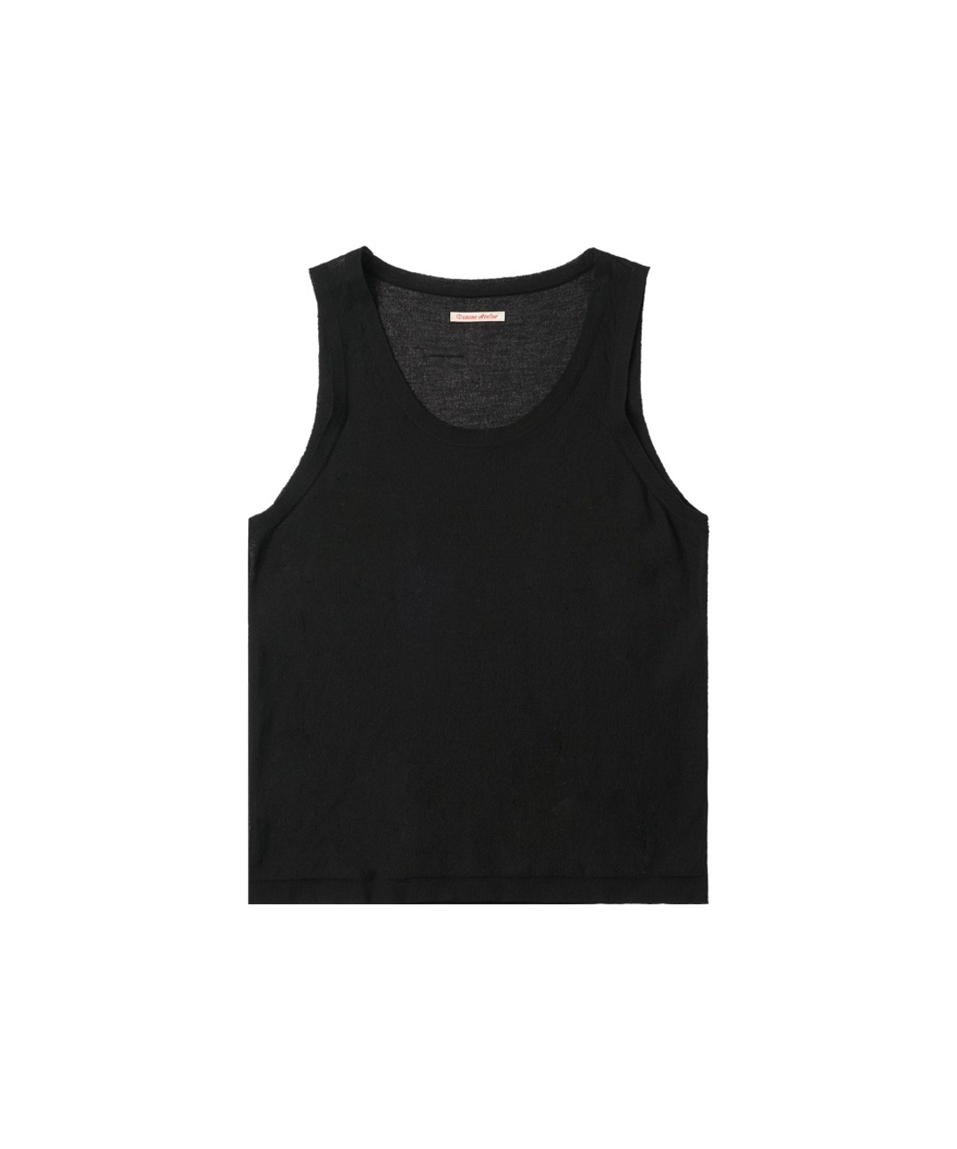 반원 아뜰리에 KN4264 U넥 슬리브리스_Black 상품 이미지 1