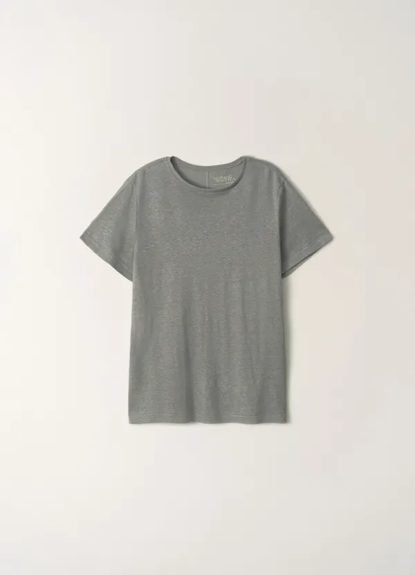 Sunny round t-shirts (Grayish blue)