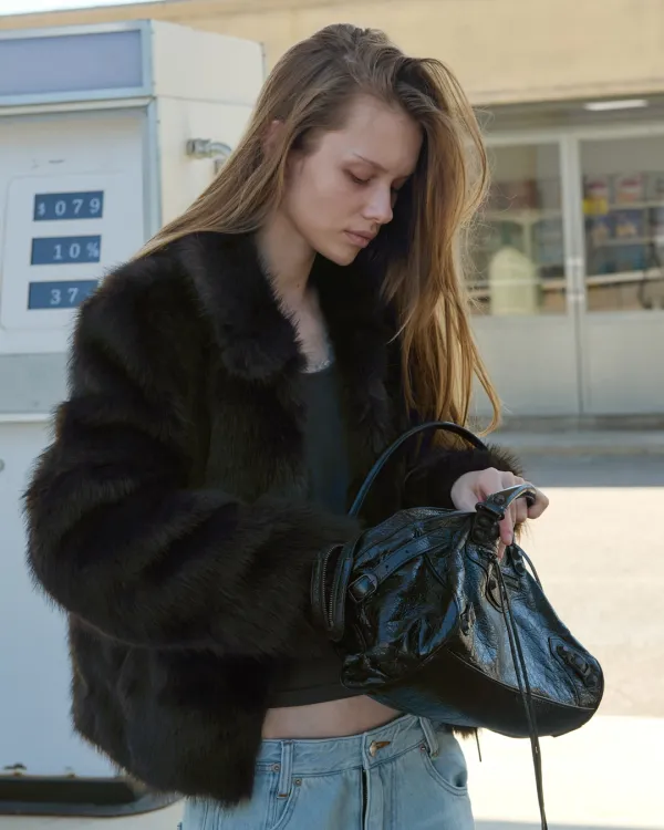 [10/6 예약 출고] BLAIR FUR JACKET - BROWN