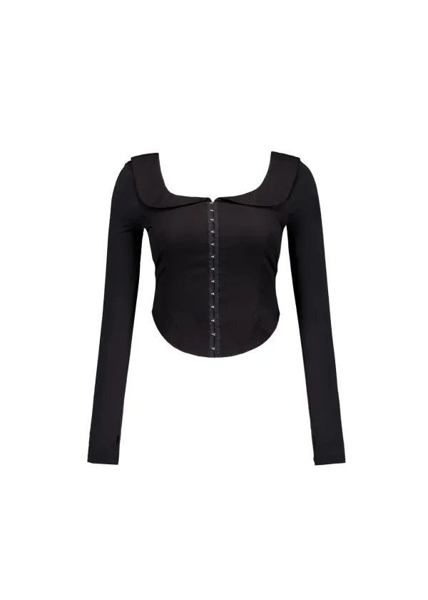 SAILOR GIRL BLOUSE [BLACK]