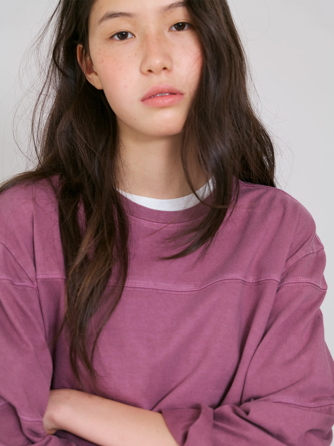 로우 [1st_9/30 예약배송]  Andy dying t-shirt_Vintage purple 상품 이미지 1