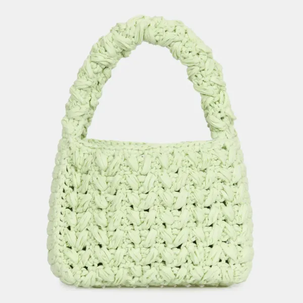 hand craft tote bag (mint)
