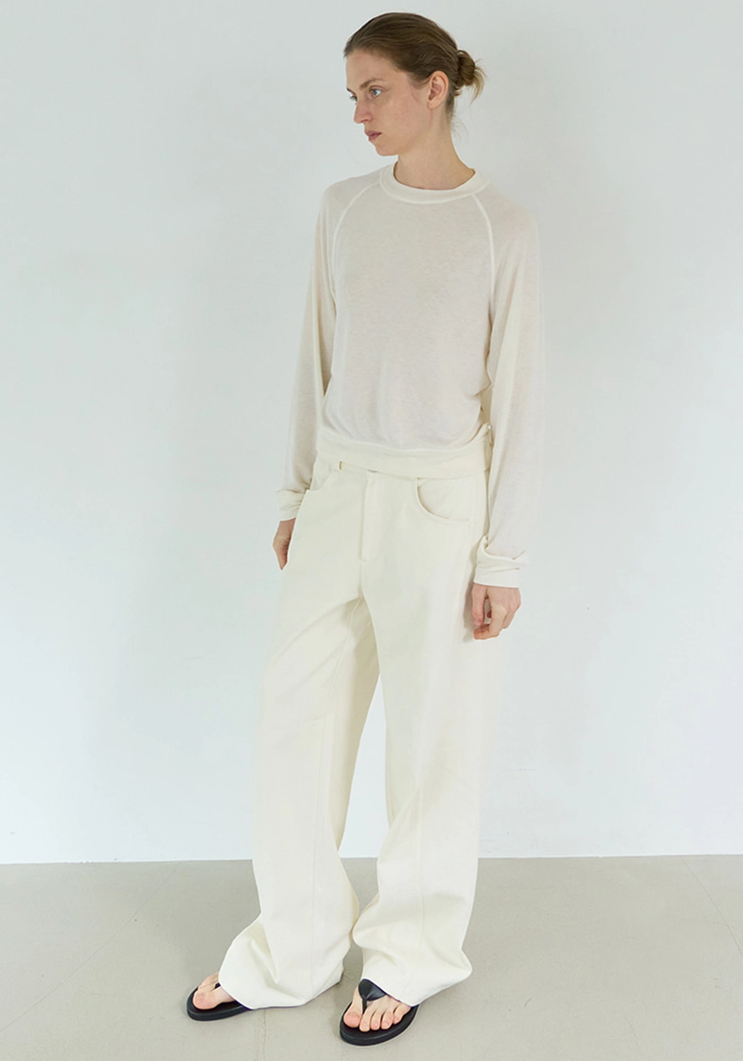이브세이지 Line pants (Ivory) 상품 이미지 2