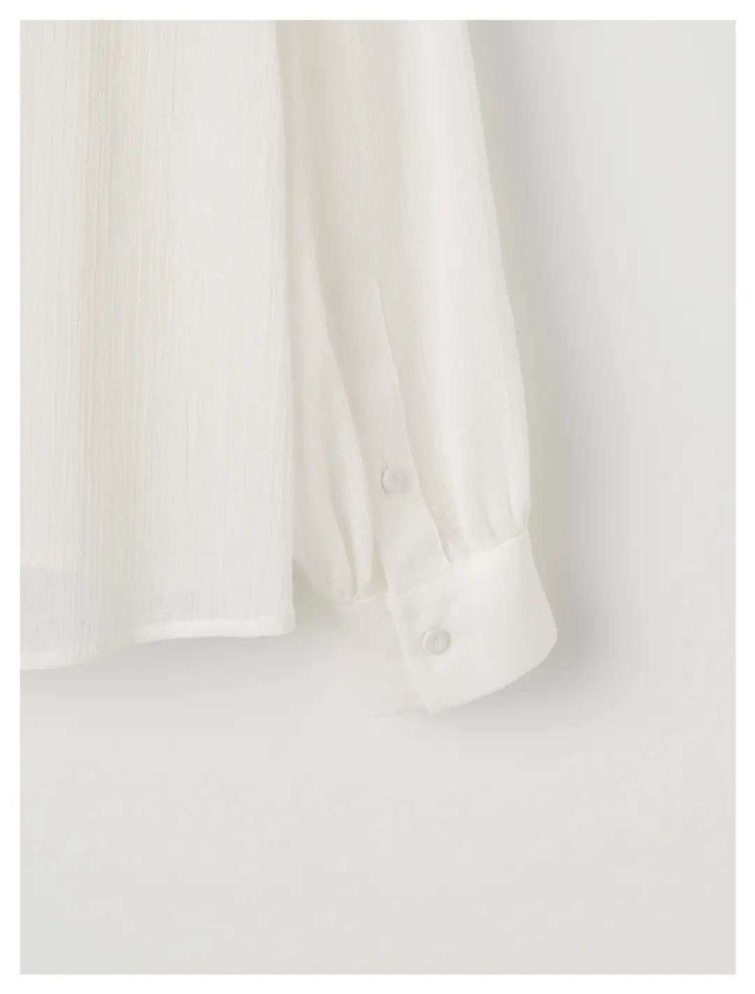 블랭크공삼 spring cotton pin-tuck blouse (white) 상품 이미지 3