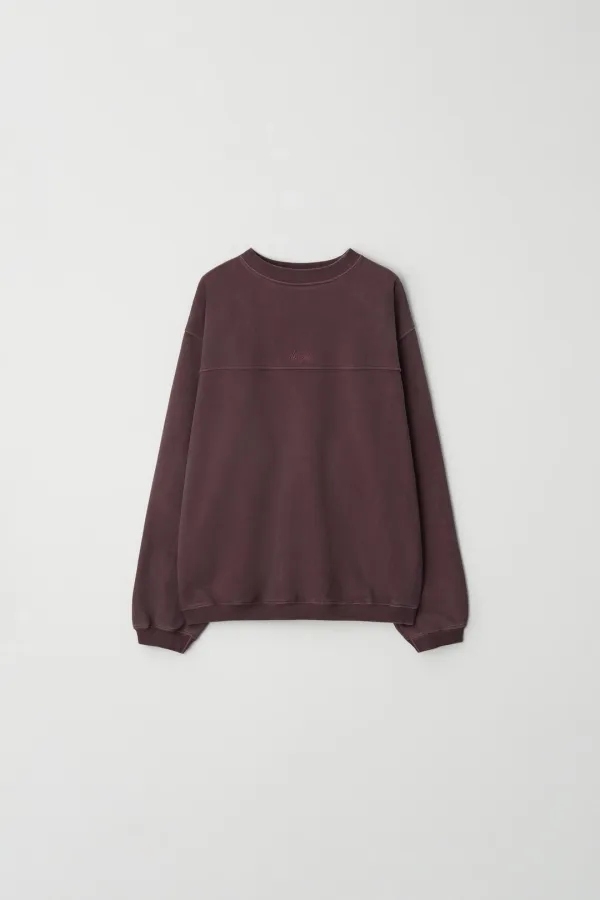 Used Sweatshirt (red wine) - THEFEU