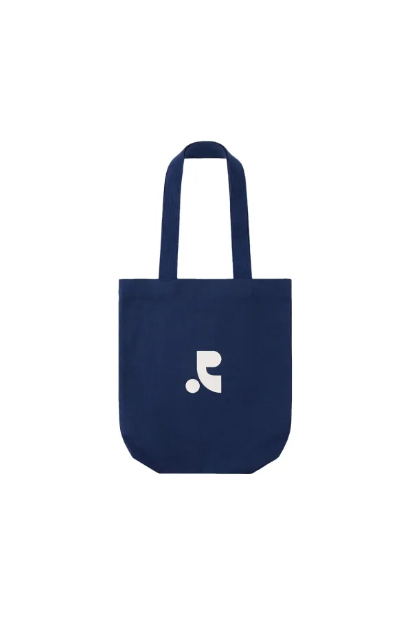 RS LOGO COTTON ECO BAG - BLUE