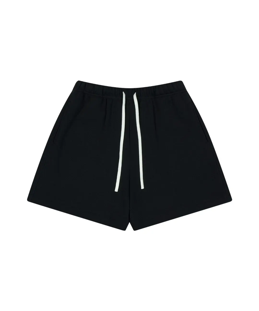 반원 아뜰리에 P3230 라벨 스웨트 쇼츠_Black 상품 이미지 3