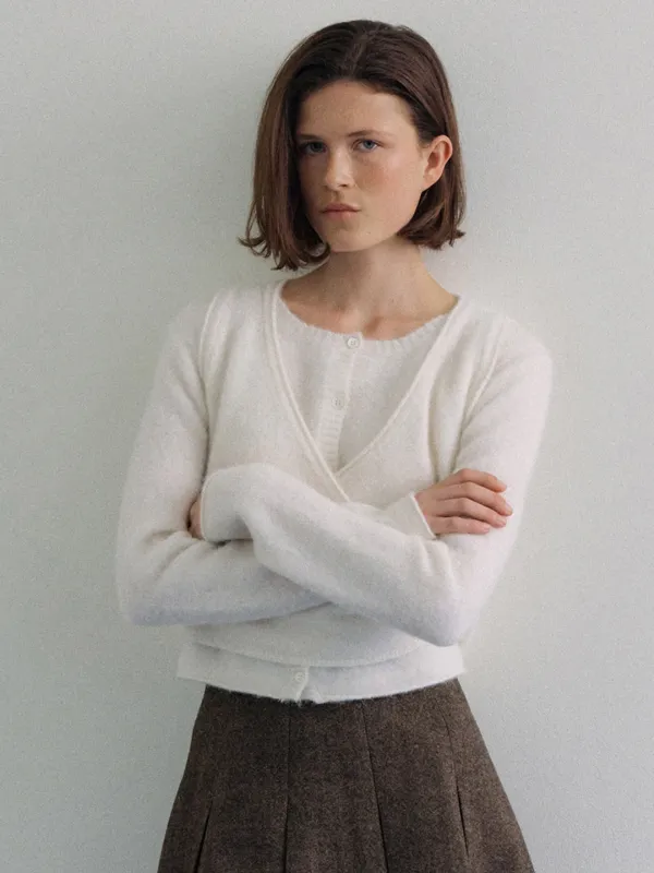 [여울 착용] [단품] WOOL ALPACA CARDIGAN_4COLOR