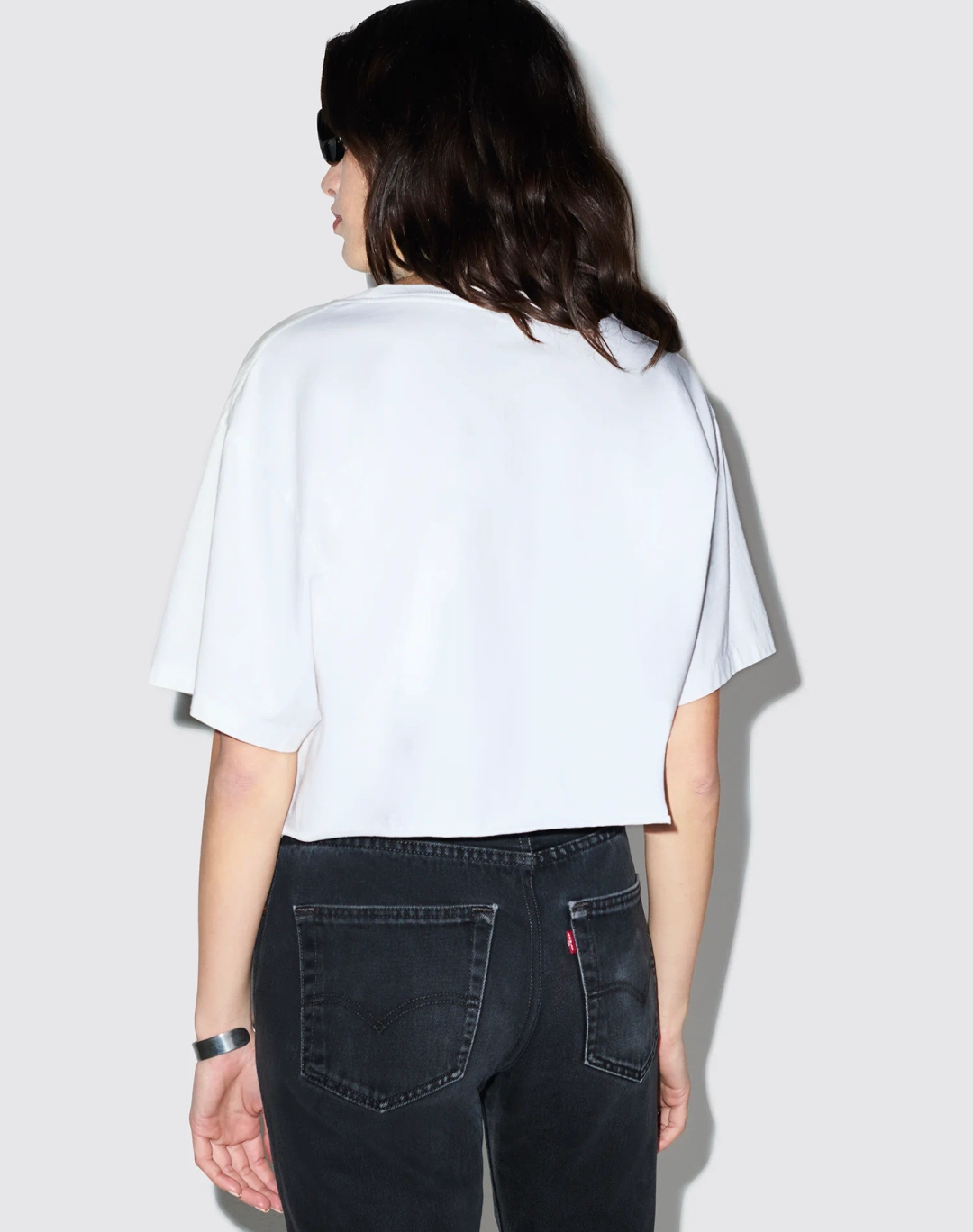 리던 90s Cropped Easy Tee - Optic White 상품 이미지 2