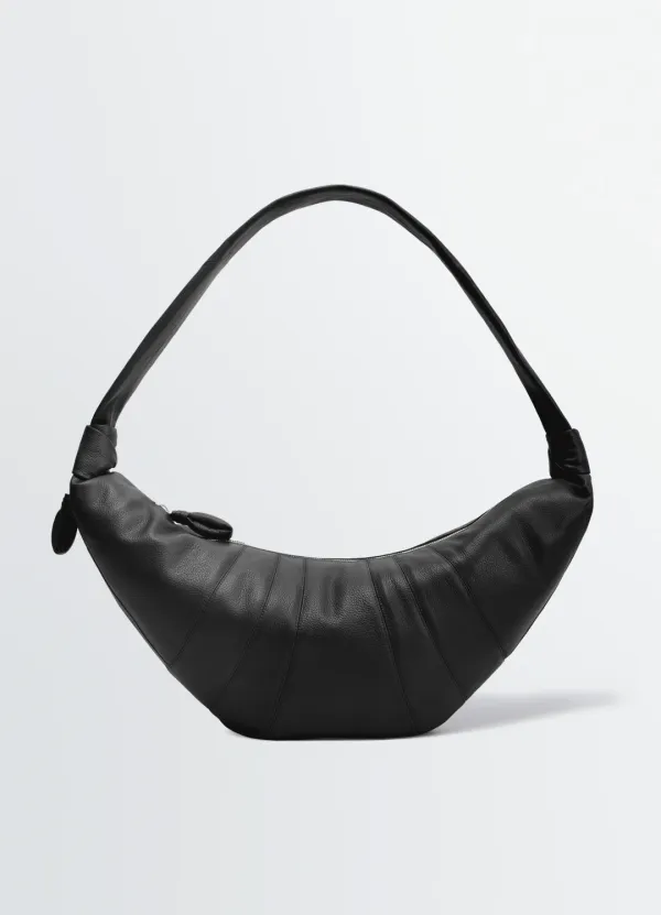 LARGE CROISSANT BAG IN LEATHER
