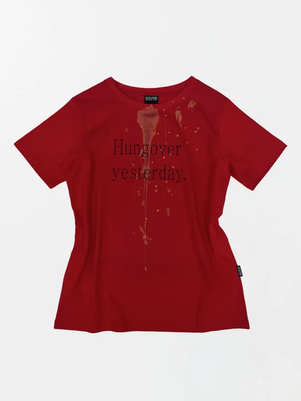 Raw Statement Tee Red
