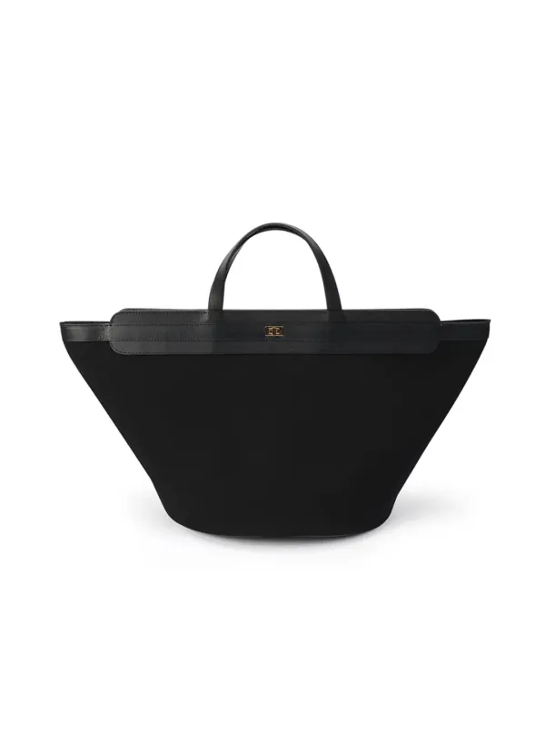 Hard Canvas Tote Bag_(Black)