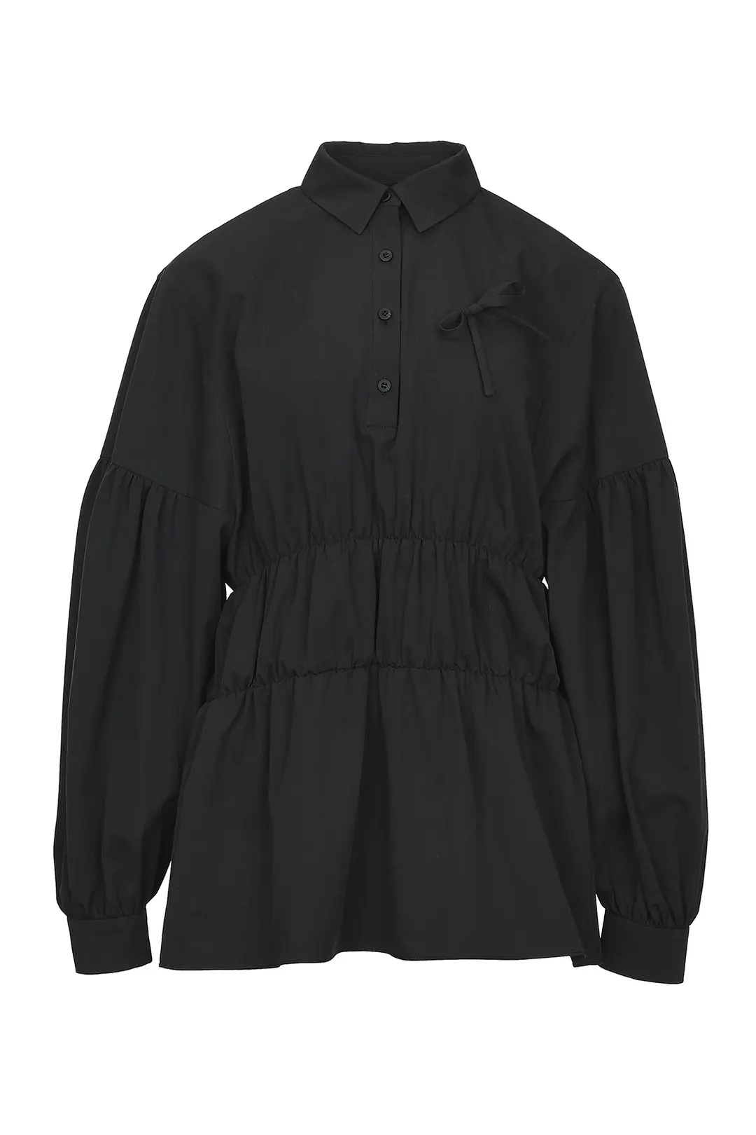 비뮈에트 WAIST SHIRRING DETAIL SHIRT 상품 이미지 3