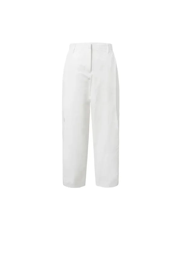 button garconne pants, white