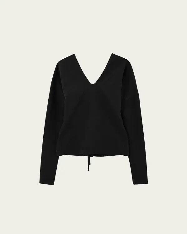 Breeze V-neck Cardigan - Black