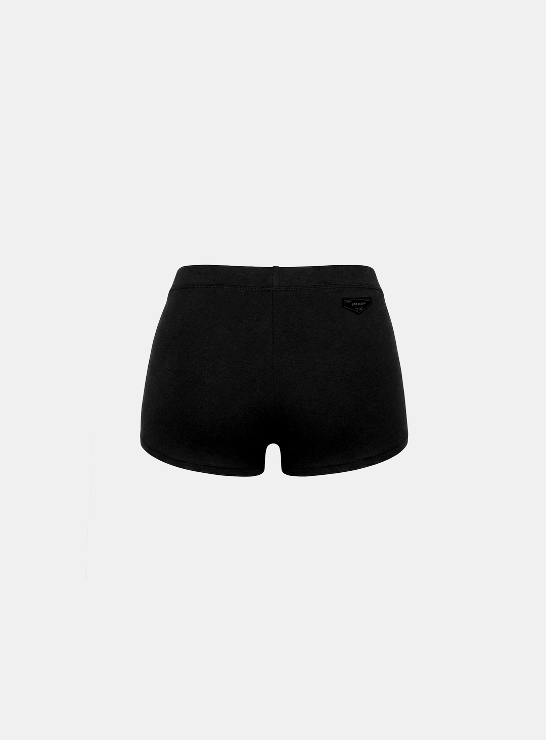 배드블러드 [w-pts26-035] BS Cotton Jersey Micro Shorts - Black 상품 이미지 2
