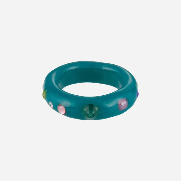 azura ring-teal blue