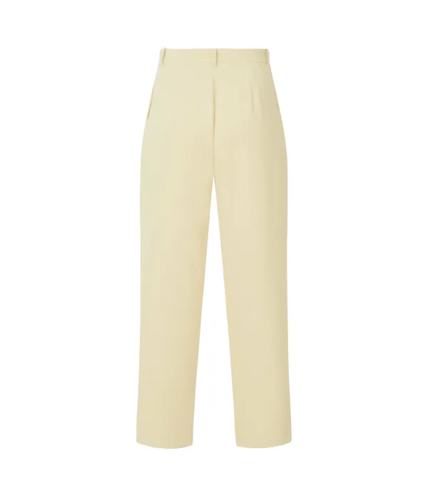 TWO-TUCK TAPERED SLACKS
