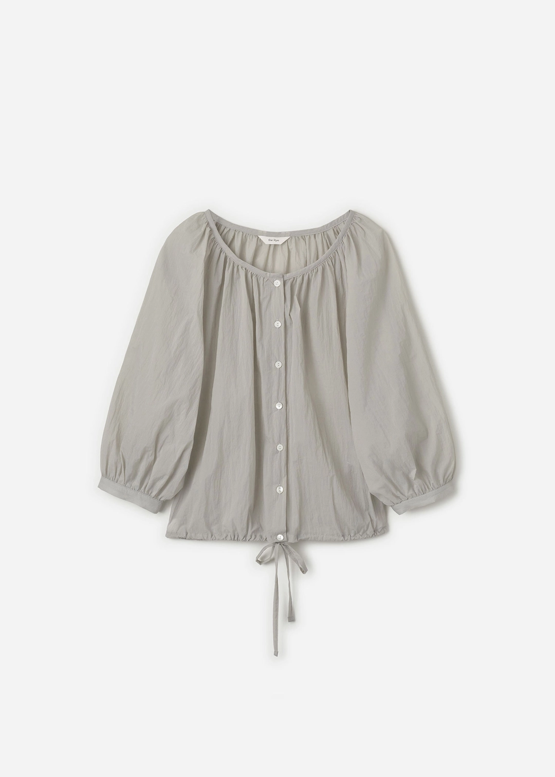더라이 Shirring String Blouse(Ash Mint) 상품 이미지 3