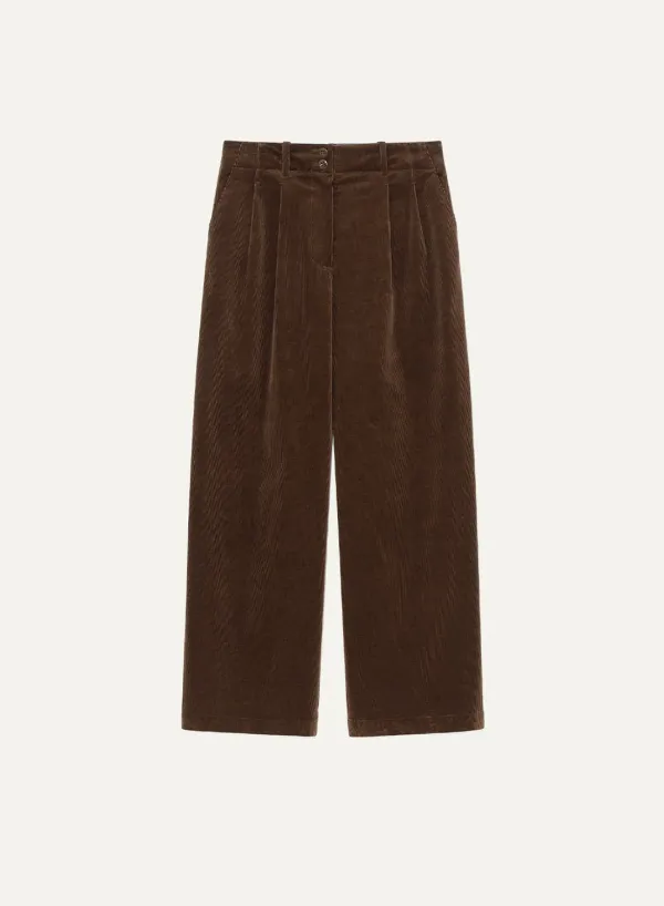Corduroy Pants Bear Brown