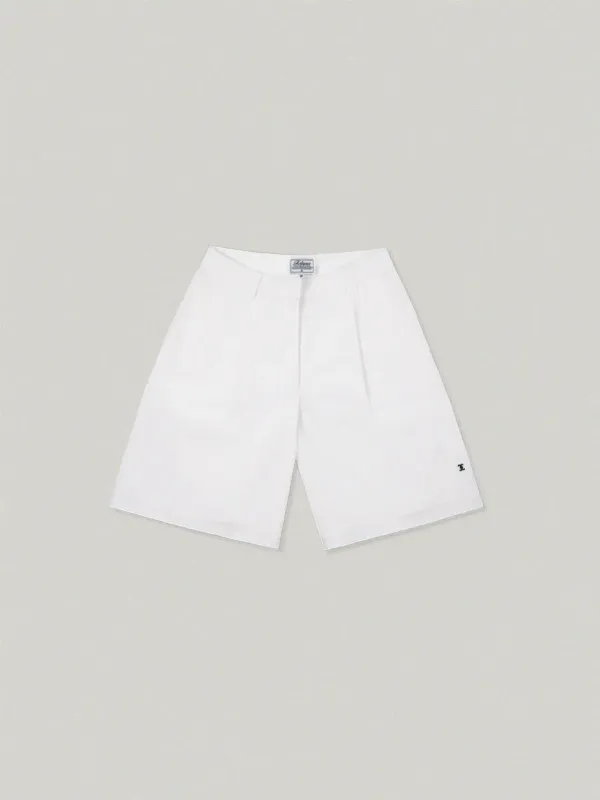 COTTON BERMUDA PANTS (WHITE)