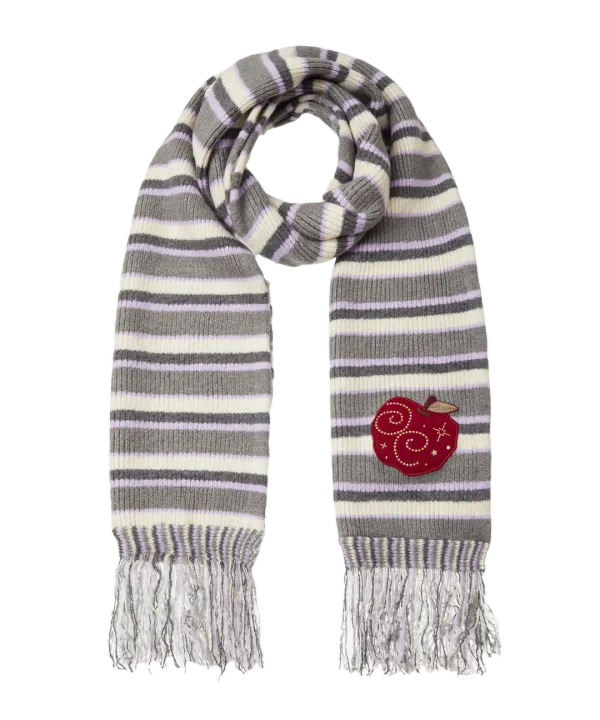 STRIPE TASSEL MUFFLER [GREY]