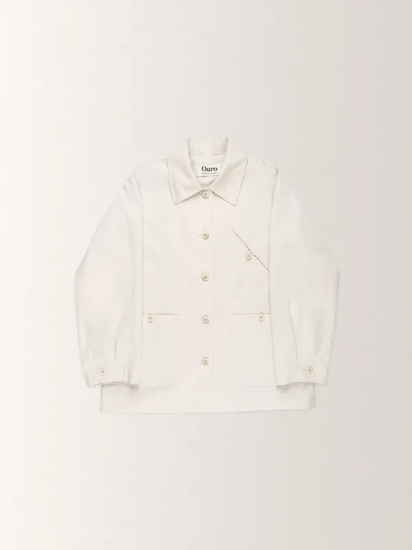 COTTON SAPARI TRENCH JACKET [ CREAM ]
